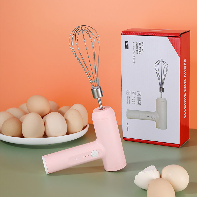 Electric Hand Mixer – Egg Beater for Cake Baking & Kitchen Prep