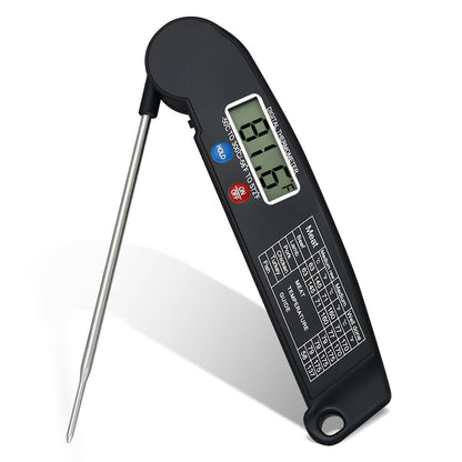 Digital Meat Thermometer – Instant Read Food Thermometer for BBQ, Grill, Oven & Smoker