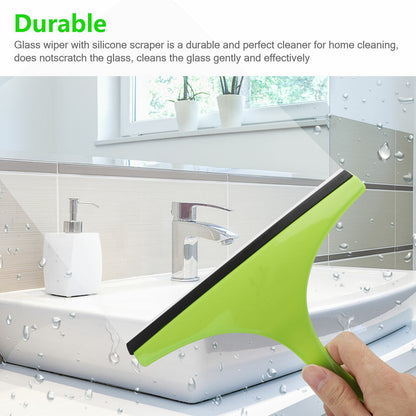 3X Glass Window Wiper Cleaner – Squeegee for Home, Car, Shower, & Mirror