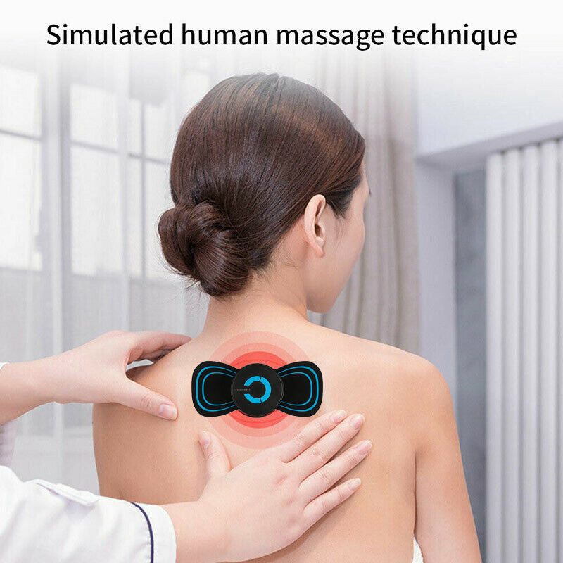 Portable Mini Electric Neck & Body Massager for Pain Relief