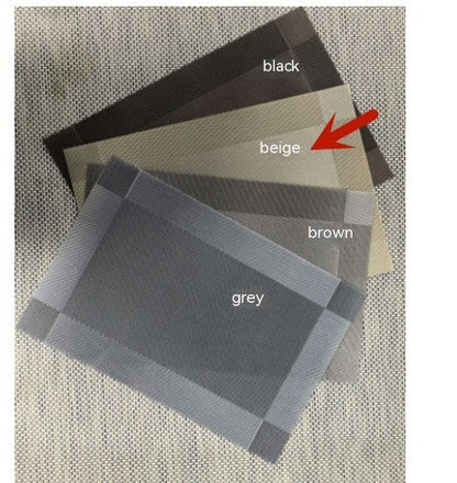 Dining Mat PVC Diagonal - Five-Color Optional, Durable and Stylish Table Protection