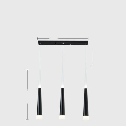 Nordic Cylindrical Single Head Long Dining Chandelier - Elegant Modern Lighting