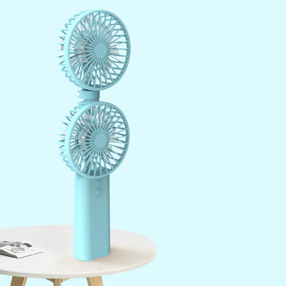 Portable Handheld Fan for Office - Compact, Rechargeable Personal Fan for Desk Use