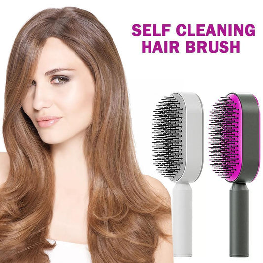 Women’s 3D Hair Growth Comb – Self-Cleaning Massage Hair Brush for Healthy Scalp