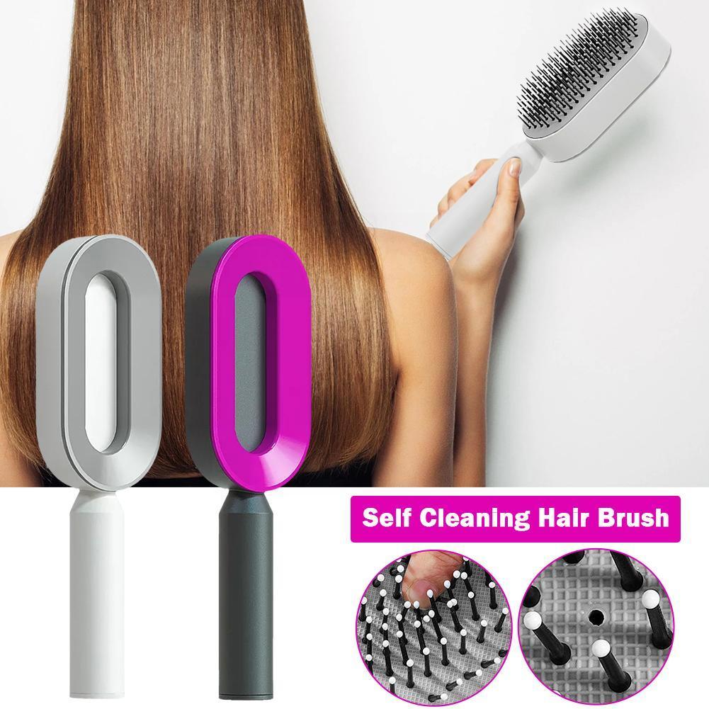 Women’s 3D Hair Growth Comb – Self-Cleaning Massage Hair Brush for Healthy Scalp