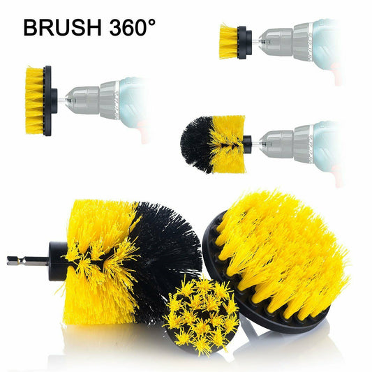 Drill Brush Set – Power Scrubber Brushes for Effortless Cleaning