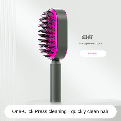 Women’s 3D Hair Growth Comb – Self-Cleaning Massage Hair Brush for Healthy Scalp