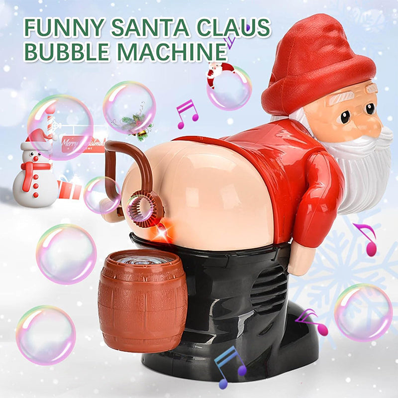 🎄Funny Santa Bubble Blowing Machine