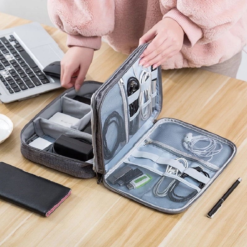 Waterproof Electronics Organizer Bag – Portable Digital Storage Solution