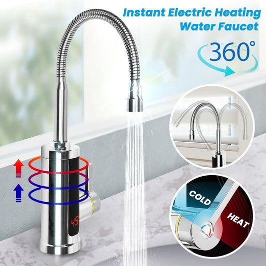 Instant Heating Electric Water Heater Faucet – Kitchen Faucet with Hot Water on Demand