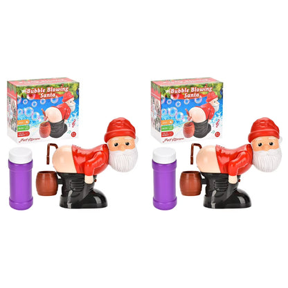 🎄Funny Santa Bubble Blowing Machine