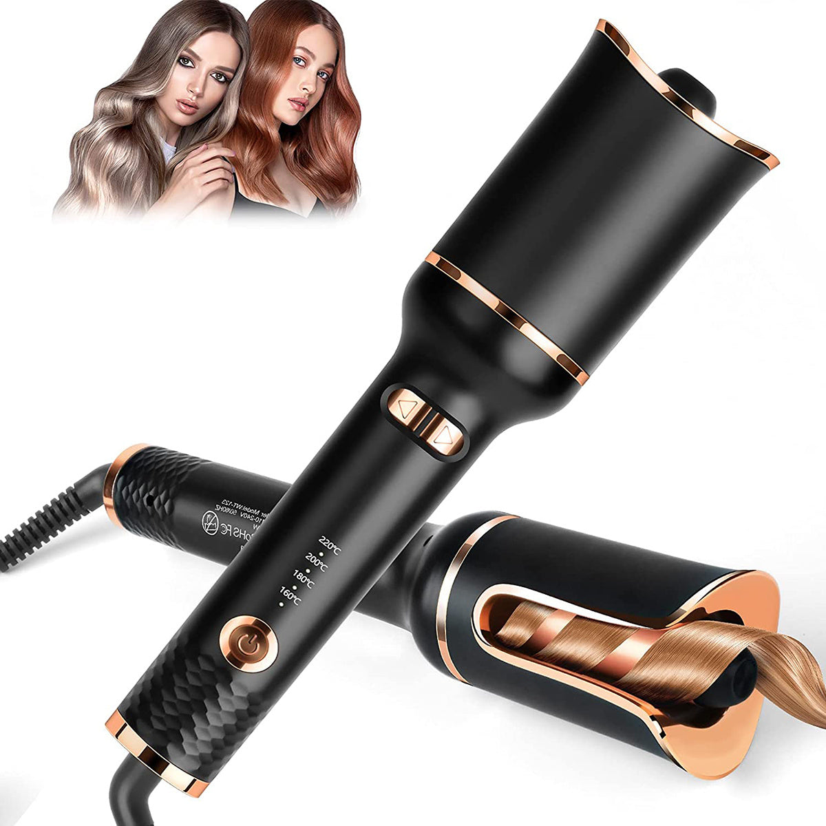 Automatischer Lockenstab – Air Curling Flat Iron &amp; Magic Wand für Wellen in Salonqualität