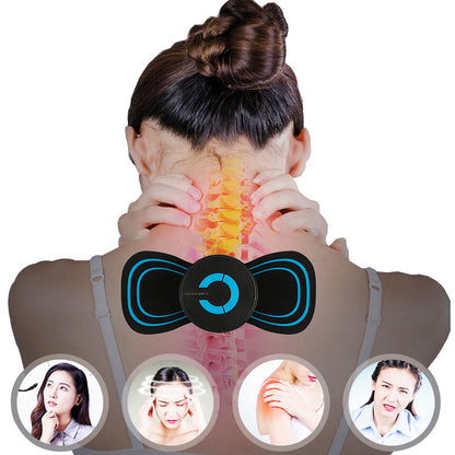 Portable Mini Electric Neck & Body Massager for Pain Relief