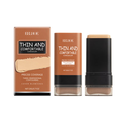 Foundation Stick mit Pinsel – Volldeckender Concealer und Makeup Foundation in Einem