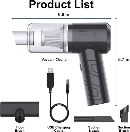 Powerful Handheld Cordless Vacuum Cleaner – 2-in-1 Vacuum & Blower