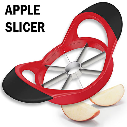 Stainless Steel Apple Cutter, Corer, and Slicer – Kitchen Tool for Easy Fruit Prep