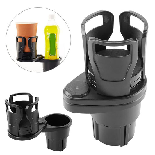 Foldable Car Cup Holder & Organizer – Drinking Bottle Holder, Sunglasses & Phone Stand for Car Styling