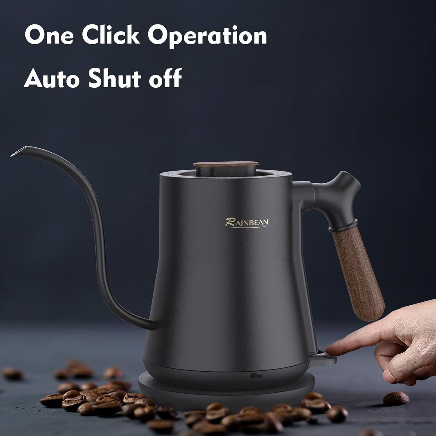 Gooseneck Electric Kettle – Precision Pour Over for Coffee & Tea