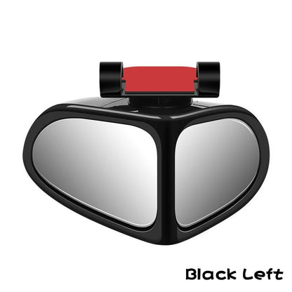 Car Reversing Small Round Mirror – 360° Adjustable Wide-Angle Auxiliary Rearview Mirror