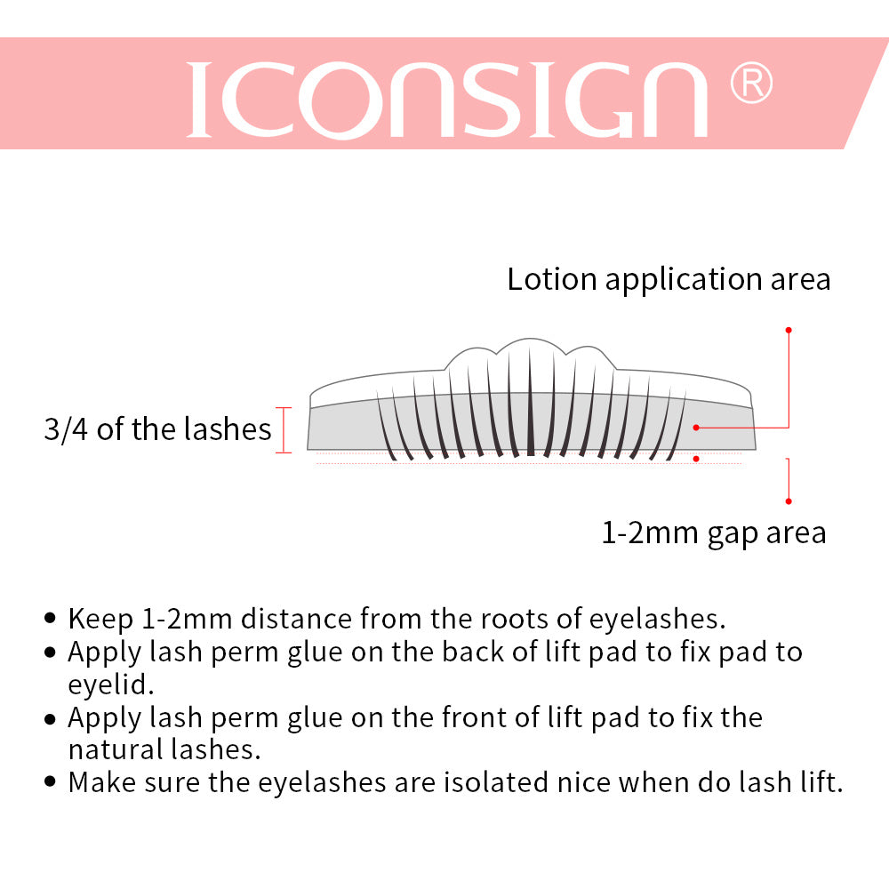 ICONSIGN Lash Lifting Kit – Langanhaltende Wimperndauerwelle