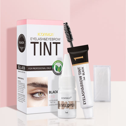 ICONSIGN Wimpern- und Augenbrauen-Färbeset – Augenbrauen-Laminierung und -Färbung für ein perfektes Augen-Make-up