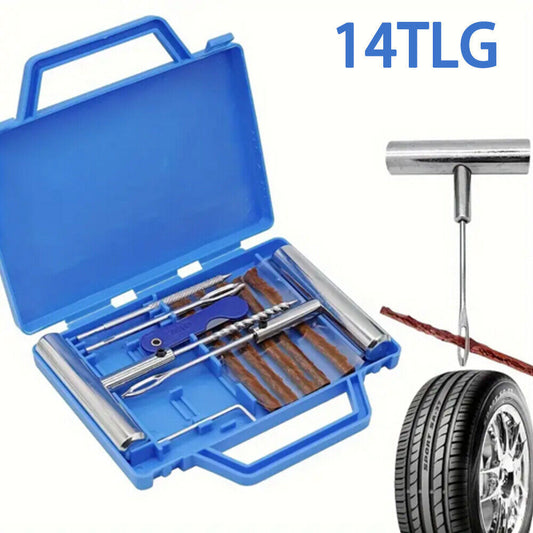 Car Tire Repair Kit – Essential Breakdown Set with Patches for Emergency Tire Repair