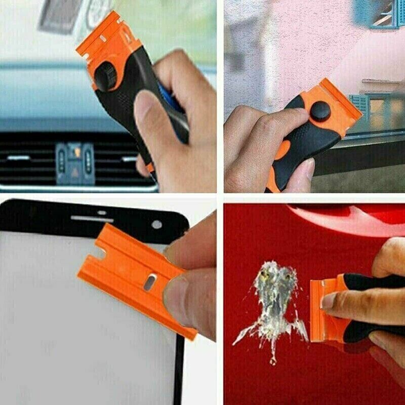 Plastic Scraper Razor Blades – Auto Decals & Stickers Remover, No Scratch