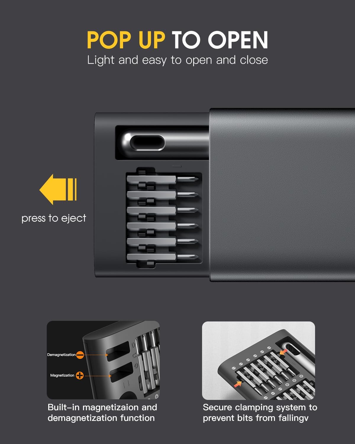 51in1 Magnetic Precision Screwdriver Set for Electronics