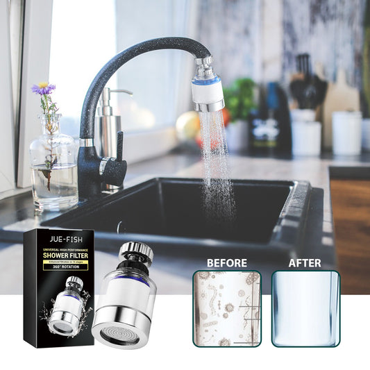 360° Rotating Faucet Water Filter – Purifier for Kitchen, Bathroom & Sink, Removes Heavy Metals and Hard Water