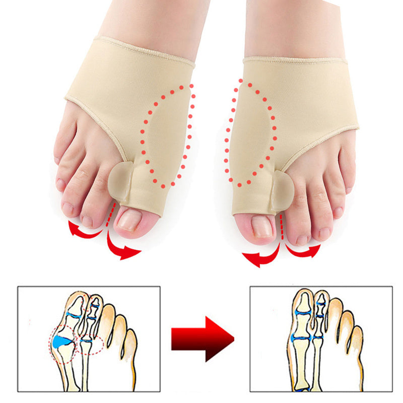 Korrekturschiene für Ballenzehen im Großzehenbereich – Schmerzlindernde Silikonschienen für Valgus- und orthopädische Korrektur