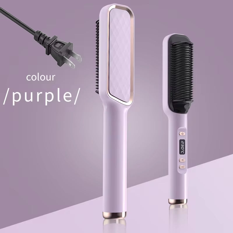 2-IN-1 Hair Straightening Brush