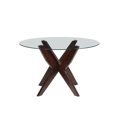 Amalie Dining Table - Dark Brown Elegant Dining Furniture