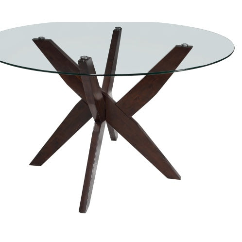 Amalie Dining Table - Dark Brown Elegant Dining Furniture