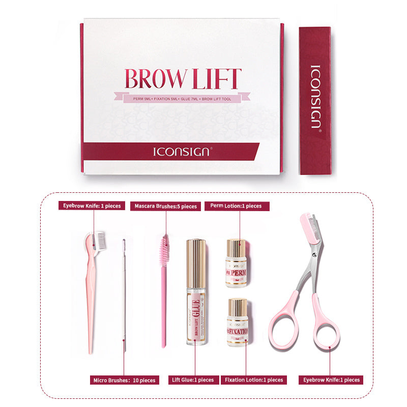 DIY Brow Lamination Kit – ICONSIGN Professionelles Augenbrauen-Kit für 45–60 Tage, Heimgebrauch