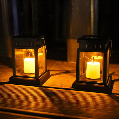 3PCS Solar Powered LED Lantern Lights – Waterproof Hanging Lanterns for Outdoor Garden & Lawn Decoration