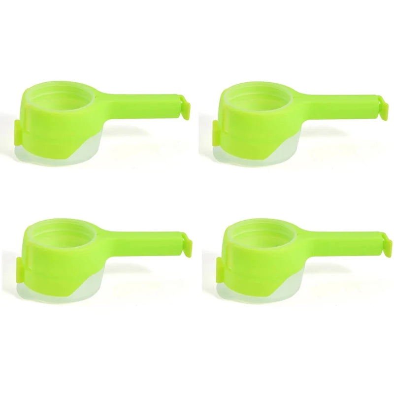 Bag Clips for Food Food Storage Sealing Clips with Pour Spouts Kitchen Chip Bag Clips Plastic Cap Sealer Clip Kitchen Storage