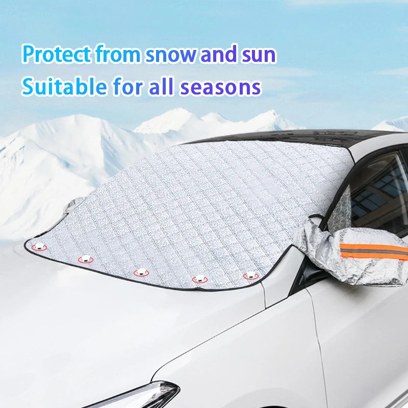 🚗🛡️Winter Essentials❄️Magnetic Car Anti-Snow Cover