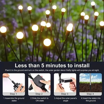 🌱Solar Powered Firefly Garden Light-💐