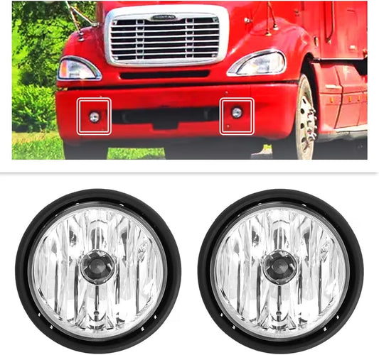 Fog Lamp Replacement with Bulb – White Front Fog Lamps for Driver & Passenger Sides