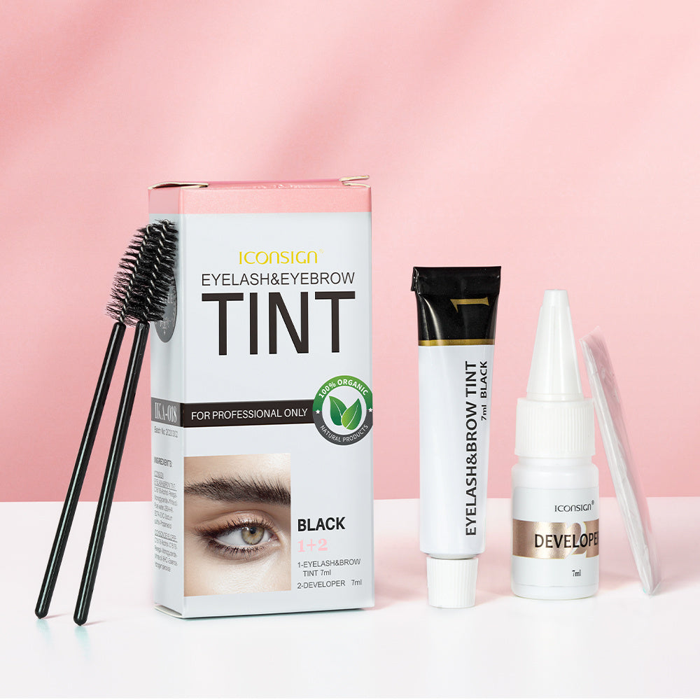 ICONSIGN Wimpern- und Augenbrauen-Färbeset – Augenbrauen-Laminierung und -Färbung für ein perfektes Augen-Make-up