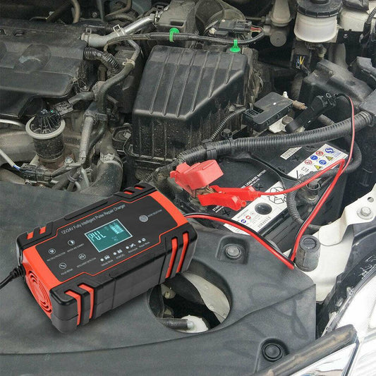 12V-24V bilbatteriladdare Trickle Smart Pulse Repair för båt, husvagn och motorcykel