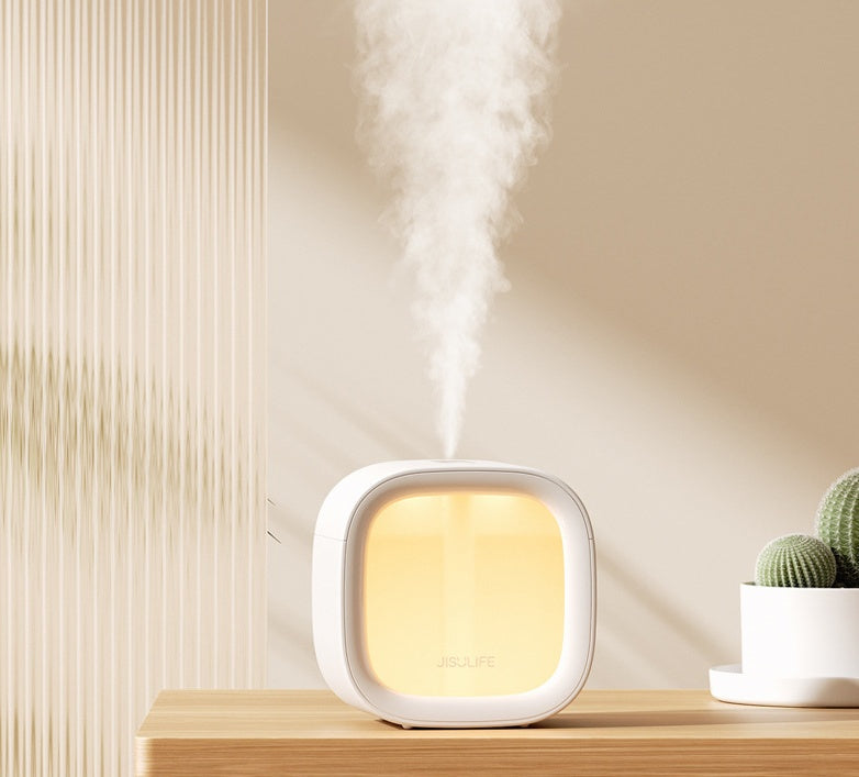 Cube Humidifier - Compact & Stylish Small Humidifier for Office Use