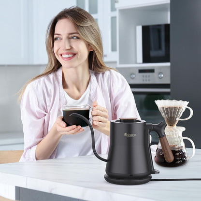 Gooseneck Electric Kettle – Precision Pour Over for Coffee & Tea