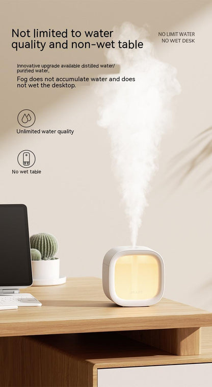 Cube Humidifier - Compact & Stylish Small Humidifier for Office Use