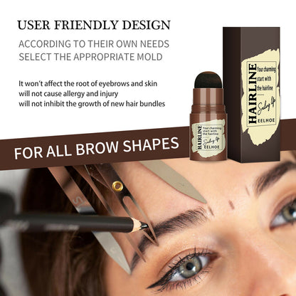 Eyebrow Stamp Stencil Kit – 24-teiliges wiederverwendbares Augenbrauen-Formungsset für langanhaltende Definition