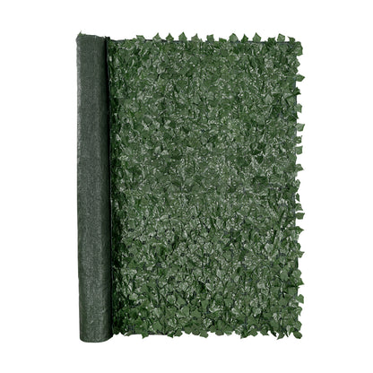 VEVOR Ivy Privacy Fence – 96 x 72 In Artificial Green Wall Screen, Faux Hedges Vine Decoration for Outdoor Garden, Yard, Balcony