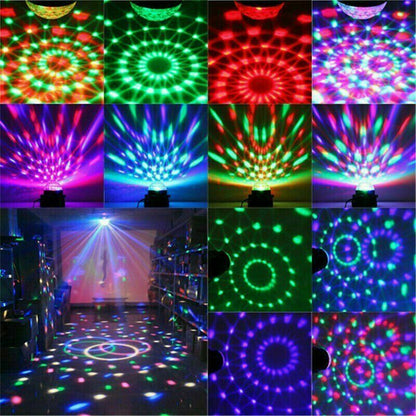 Disco Party Lights – LED Strobe DJ Ball Sound-Activated Dance Lamp