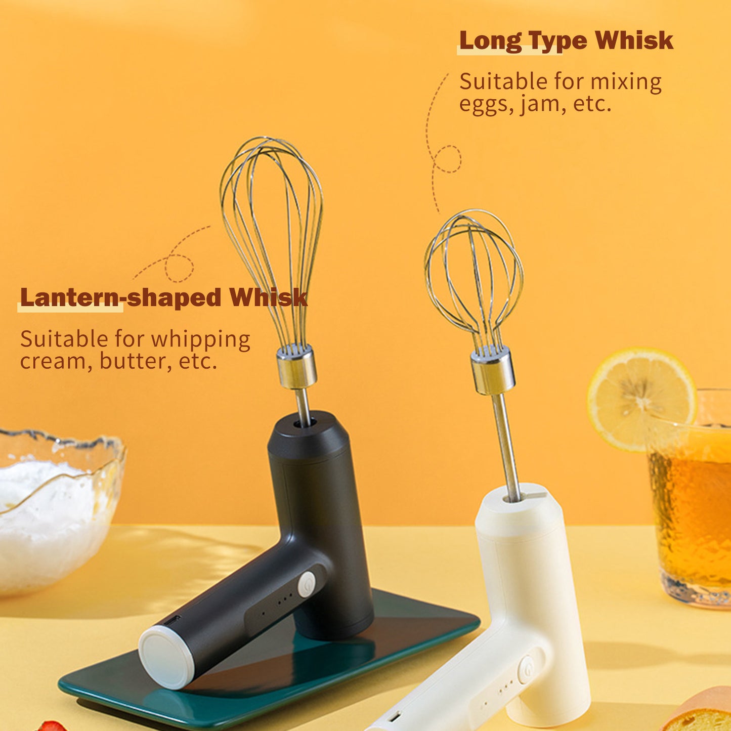 Electric Hand Mixer – Egg Beater for Cake Baking & Kitchen Prep