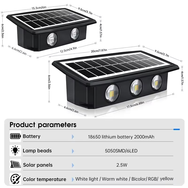 🌞Solar Outdoor Wall Light