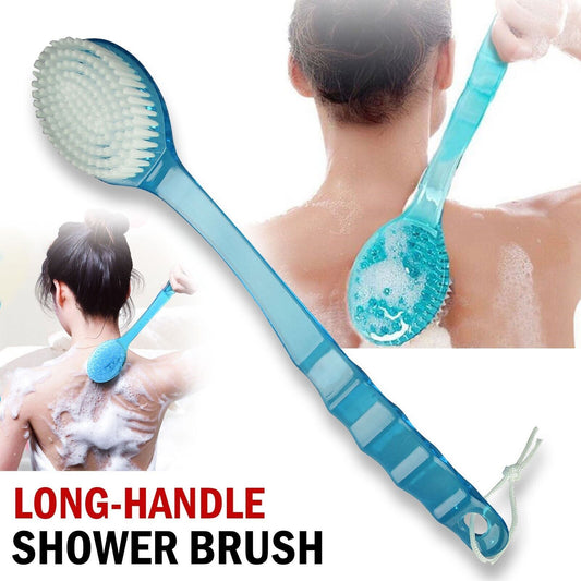 Long Handle Bath Body Brush – Soft Back Shower Exfoliating Skin Scrubber & Massager